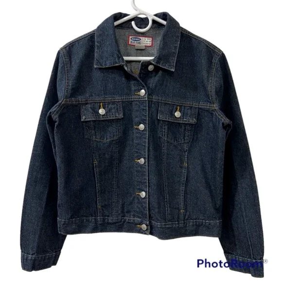 Old Navy Jackets Coats Old Navy Blue Jeans Womens Cotton